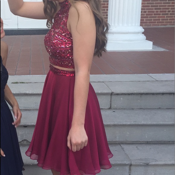 Sherri Hill 2-Piece Mini Dress - Picture 1 of 3